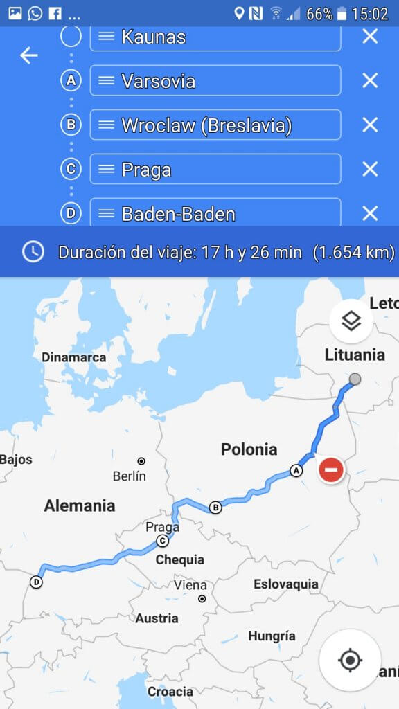 Ruta Motera con Goldwing desde Finlandia hasta España